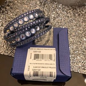 Swarovski Slake Dot Dark Purple Bracelet